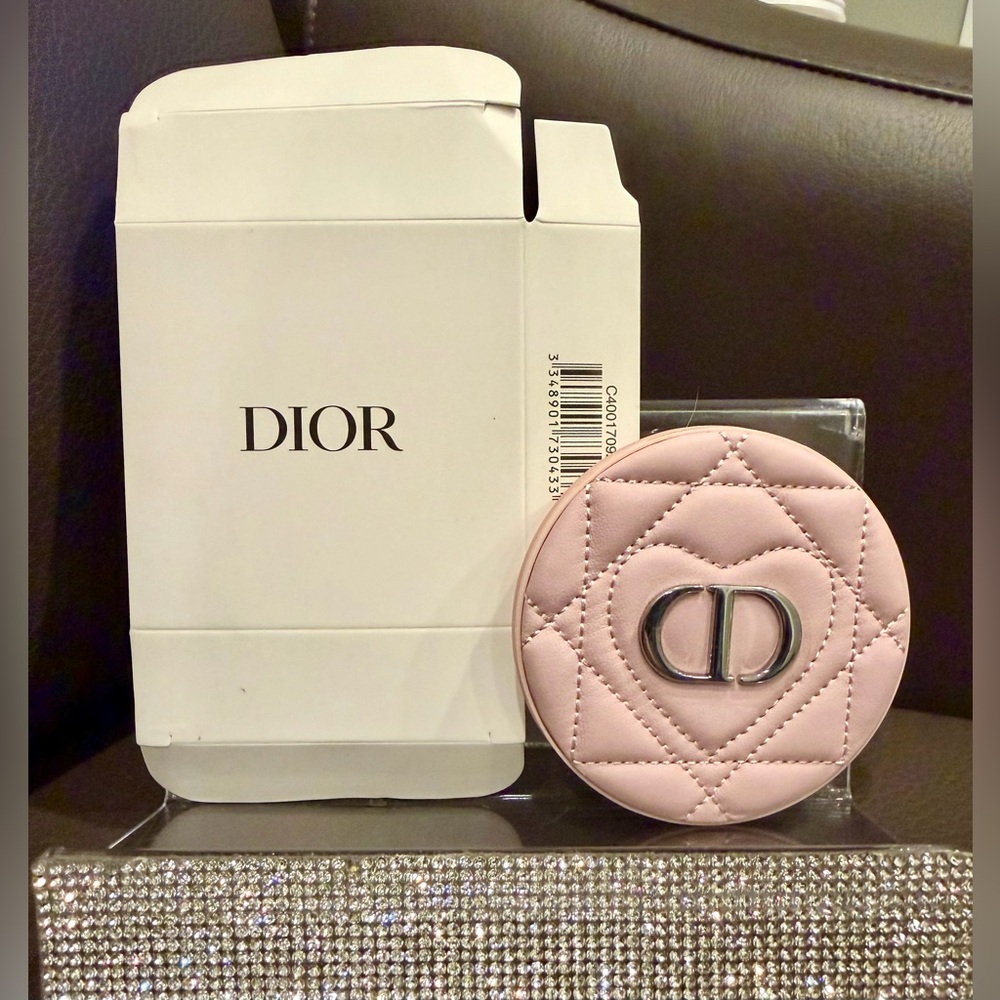 Dior Pink Quilted Mirror - Picture 3 of 6